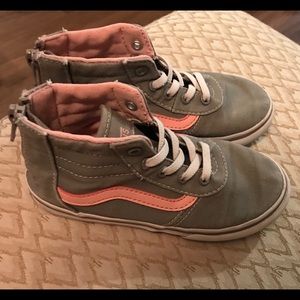Toddler Girls Vans Size 10